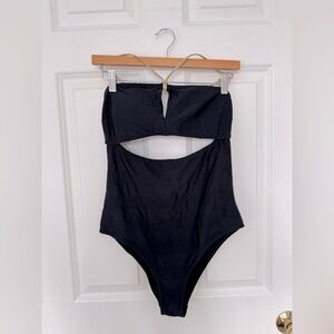 American Eagle Outfitters Black One Piece cheeky cutout Swimsuit. Very stylish